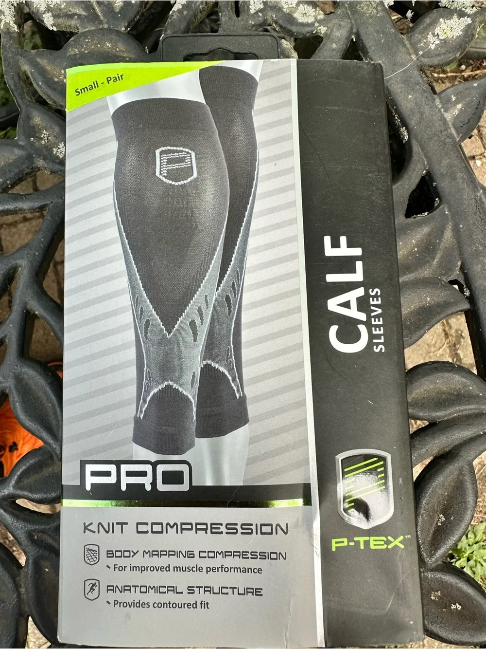 Pro Knit Compression Calf Sleeves - Black- this is a pair